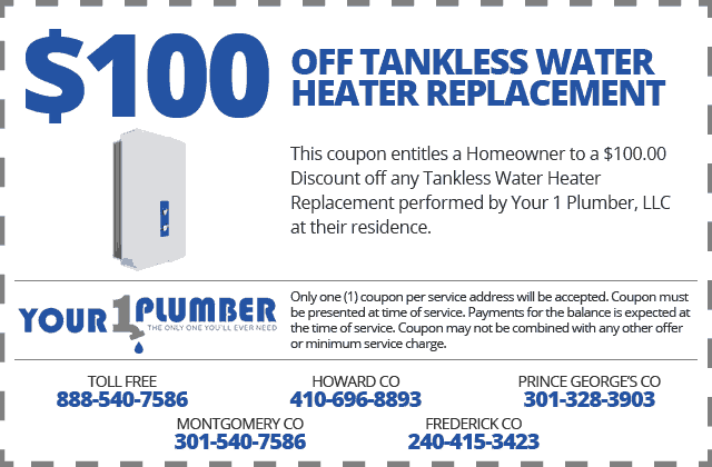 Tankless Water Heater Replacement Coupon