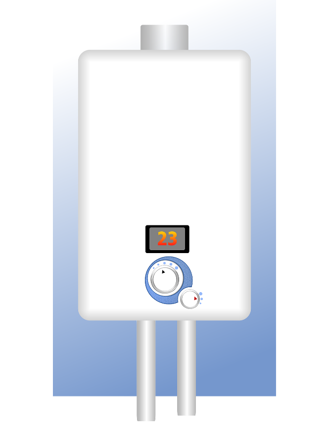 an illustration of a water heater