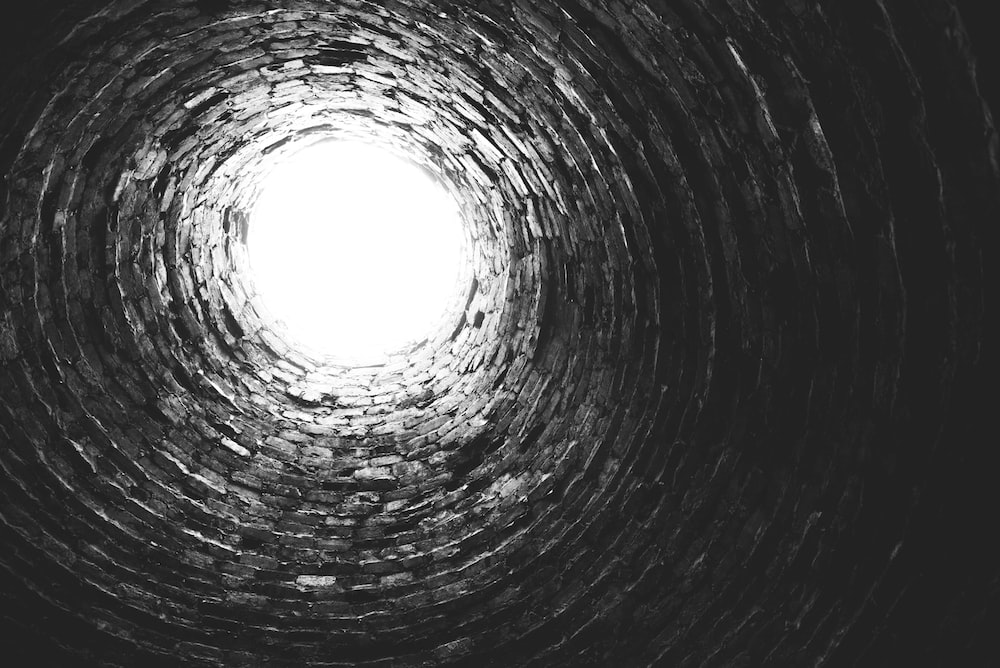 Inside shot of a water well