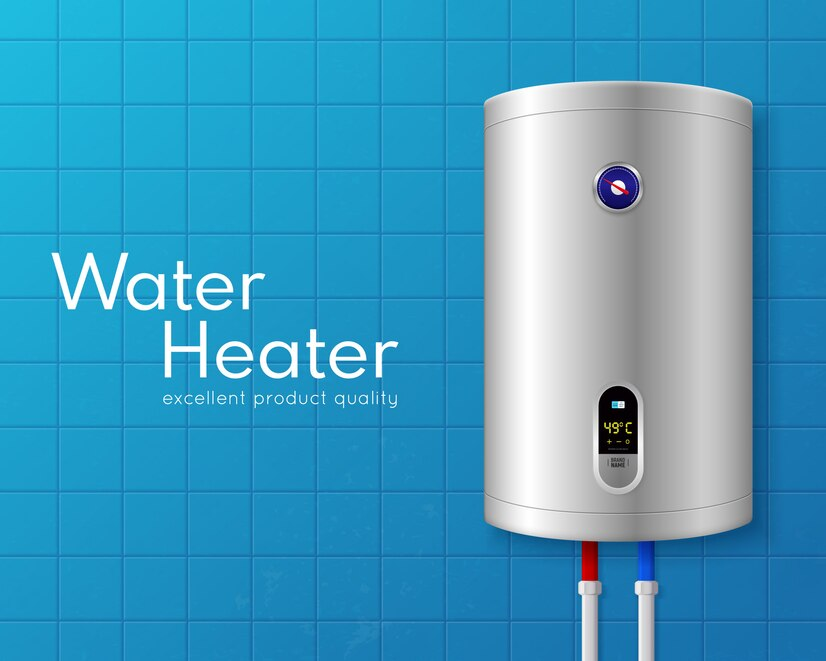 A poster of a water heater