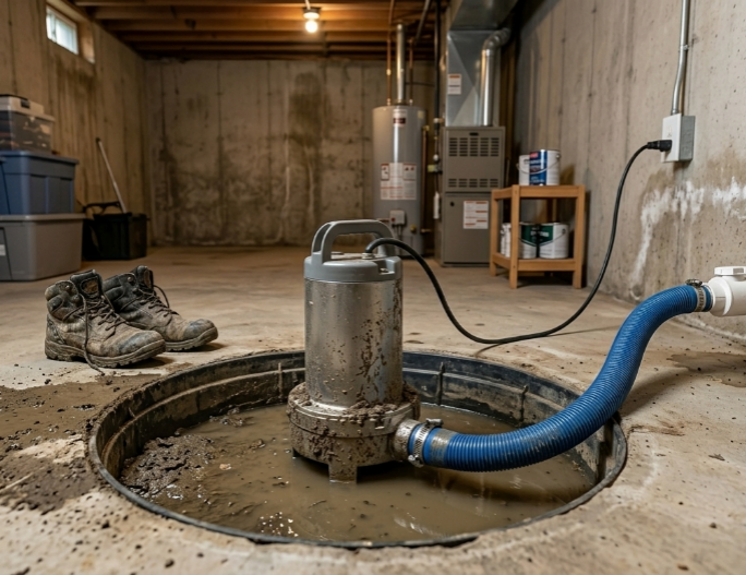 Testing and maintaining a sump pump before periods of heavy rainfall can help protect basements from flooding and reduce the risk of water damage.
