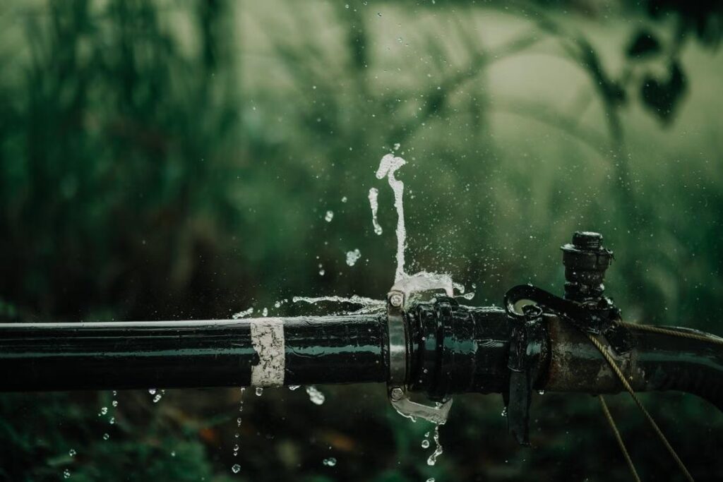 A failed joint can turn a slow drip into a steady spray within minutes. Shutting off the main valve and calling a water line repair expert quickly keeps the damage contained.